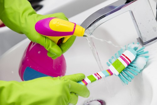 Final terms and conditions page for a cleaning service provider