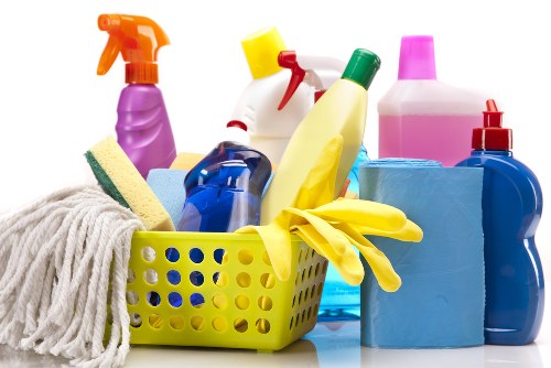 Risk assessment and safety checks before cleaning work begins