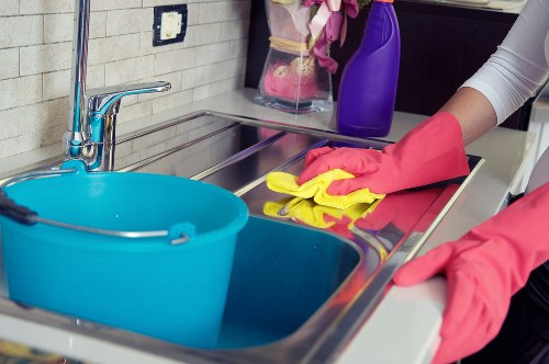 Cleaning services in Sutton homepage illustration